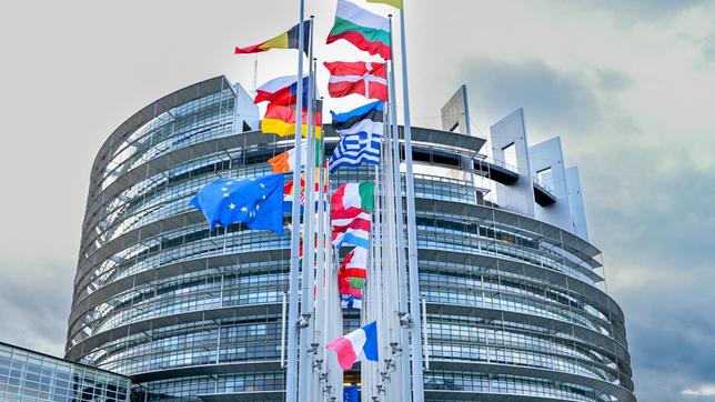 Das EU-Parlament in Straßburg.Weiteres Bildmaterial finden Sie unter www.br-foto.de.