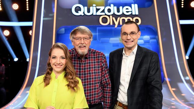 Das Quizduell-Olymp-Rateteam: Marie-Louise Finck, Eckard Freise und Thorsten Zirkel.