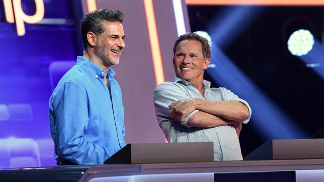 Die Kandidaten des Teams "Comedy": Rick Kavanian und Christian Tramitz - beide Schauspieler und Comedians.