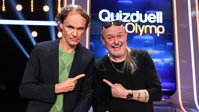 Die Kandidaten des Teams "Witz": Olaf Schubert und Markus Krebs.