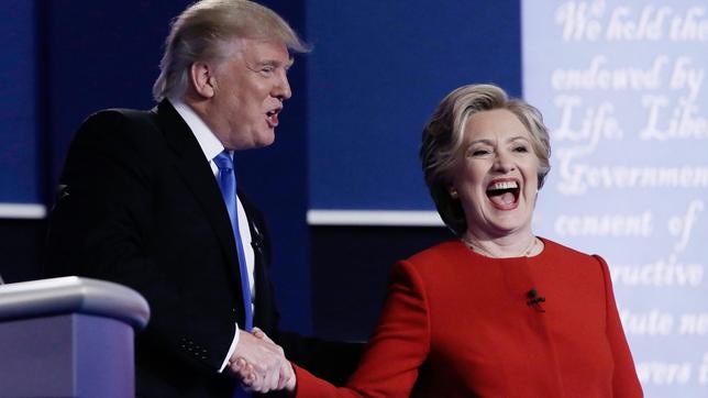 TV Duell: Clinton gegen Trump