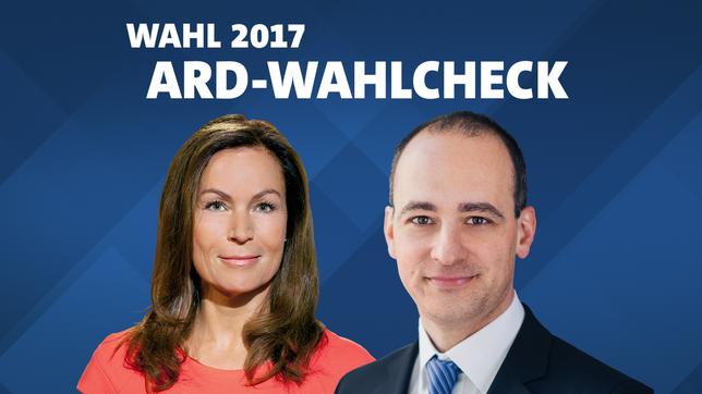 Der ARD-Wahlcheck mit Claudia Schick und Christian Nitsche