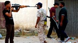 Libyische Rebellen nahe Tripolis