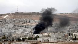 Blick auf das umkämpfte Kobane