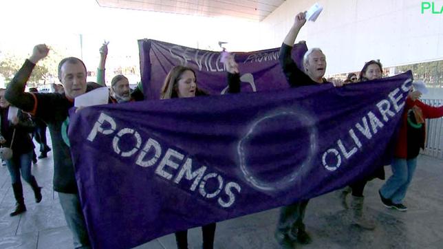 Demonstration von Podemos