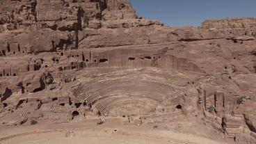 Amphitheater bei  Ruinenstätte Petra