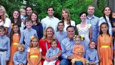 Mitt Romney im Kreis seiner Familie