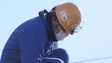 Dekontaminationsarbeiter in Fukushima