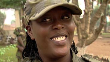 Fanette Umuraza kämpft für die Rebellen im Kongo.