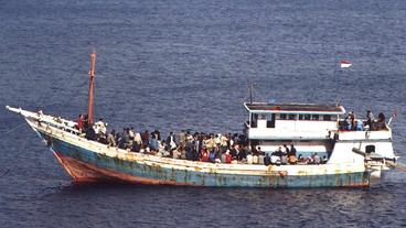 Bootsflüchtlinge vor Australien