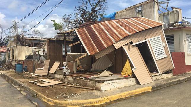 Zerstörung nach dem Sturm "Maria" in Puerto Rico