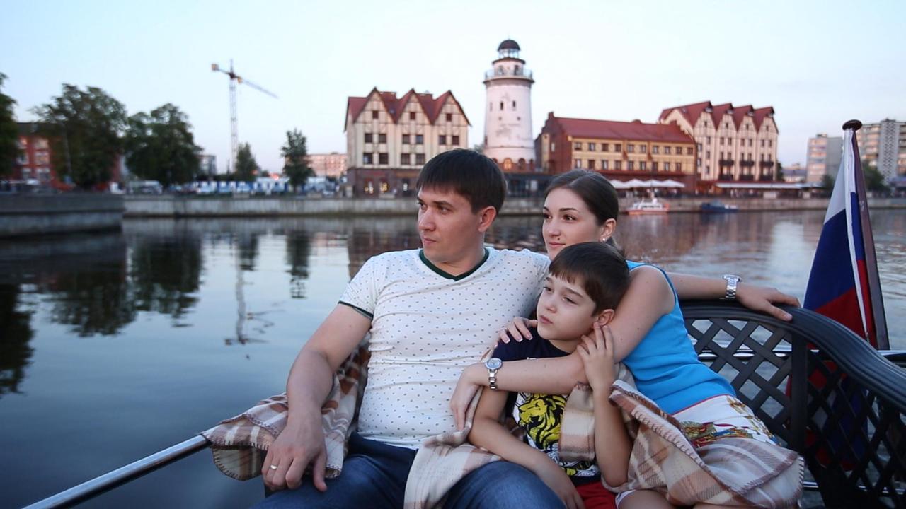 Familie Schustovoi ist gerade von Wladiwostock nach Kaliningrad umgezogen.