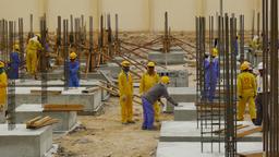 Gastarbeiter auf den Baustellen in Katar