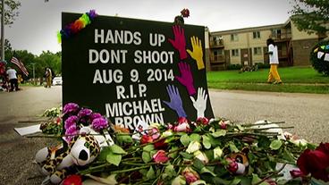 In Ferguson, Missouri, wird an den Tod von Michael Brown erinnert.