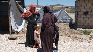 Syrien: Die IS-Frauen werden in einem Lager in Nordsyrien festgehalten
