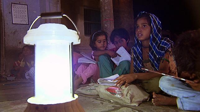 Nachtschule in Indien