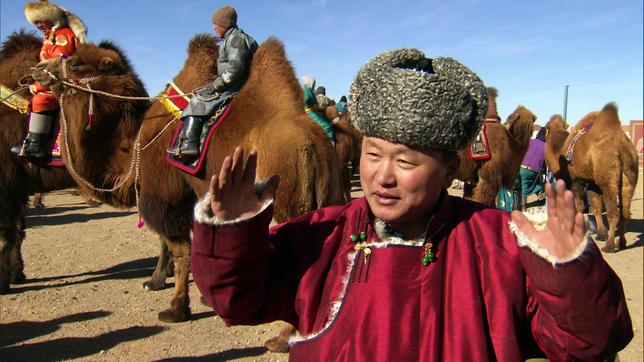 Das Kamelfestival in der Wüste Gobi.