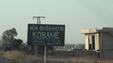 Straßenschild Kobane