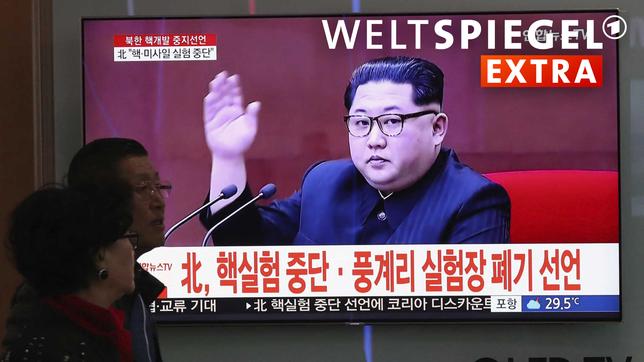 Kim Jong Un im koreanischen Fernsehen