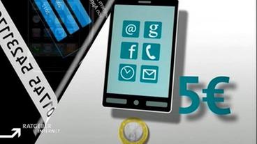 Bild: WDR Grafik mit Handy und Euro-Münzen