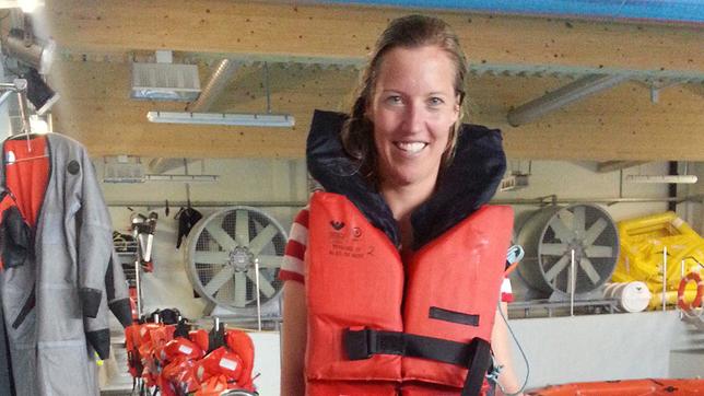 Bildquelle: SR/ Sigrid Born Susanne Gebhardt in Schwimmweste