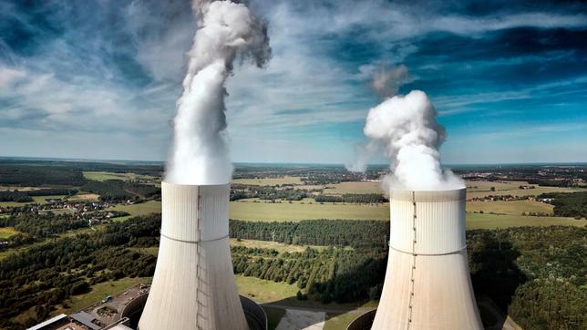 kraftwerk schwarze pumpe in spremberg, lausitz.