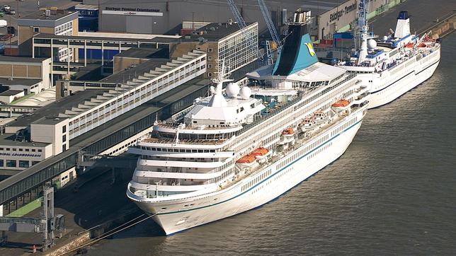 Bild: Radio Bremen Kreuzfahrtschiff an der Columbuskaje