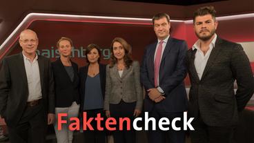 Bild: WDR/Max Kohr Die Gäste (v.l.n.r.): Günter Seufert, Doris Akrap, Sandra Maischberger, Aydan Özoguz, Markus Söder, Tugrul Selmanoglu