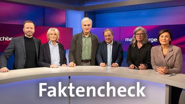 Bild: WDR/Melanie Grande Die Gäste (v.l.n.r.): Georg Restle, Susanne Gaschke, Walter Sittler, Armin Laschet, Christina Clemm