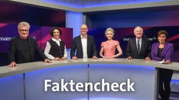 Bild: WDR/Oliver Ziebe Die Gäste (v.l.n.r.): Hans-Ulrich Jörges, Katharina Hamberger, Matthias Deiß, Sandra Navidi, Roland Berger