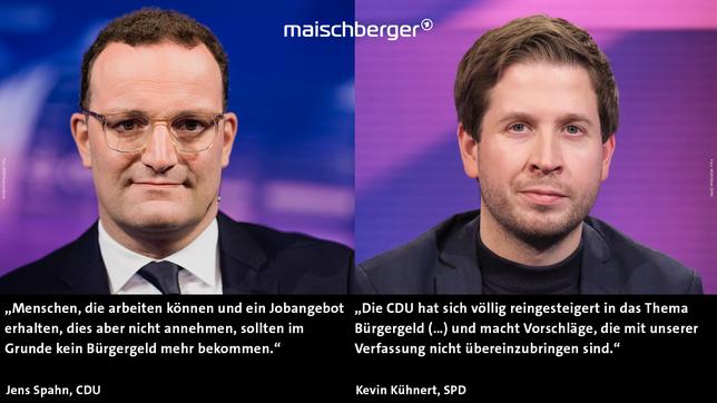 Jens Spahn und Kevin Kühnert