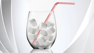 Viel Zucker im Glas