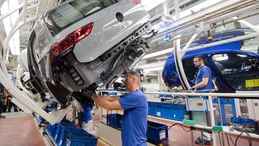 Auto-Produktion bei Volkswagen