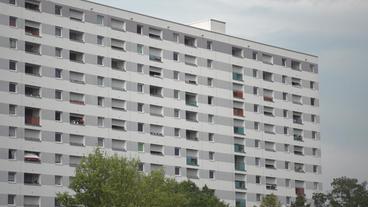 Hochhaus mit Mietwohnungen