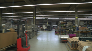Produktionshalle ohne Menschen