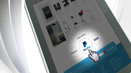 Grafik: PayPal in einem Online-Shop