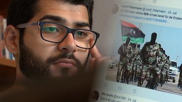 Masoud Aqil beobachtet die Gefährder im Internet