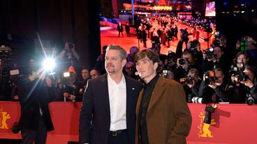 Matt Damon und Cillian Murphy bei der Festivaleröffnung 