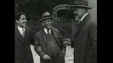 Siegfried Lämmle mit Bruder Carl Laemmle und Walter