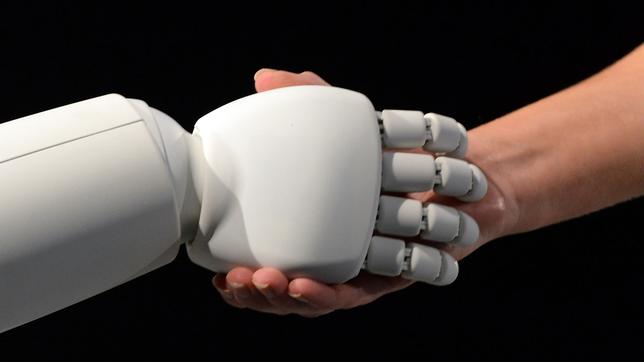 Bild: dpa Picture-Alliance / Anthony Devlin Humanoider Roboter