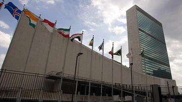 Das Gebäude der Vereinten Nationen in New York