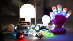 verschiedene LED-Lichter, Spielzeug, Leselampe, Glhbirne
