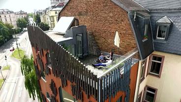 Bild: BR Dachterrasse aus der Vogelperspektive