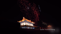 Drohnen am Himmel von Xi'an