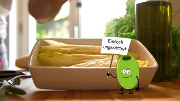 Bild: BR Oliven-Männchen als Symbol für einfach ungesättigte Fettsäuren