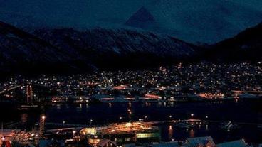 Landschaftbild von Tromsø