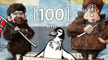 Zeichentrick: Amundsen gegen Scott
