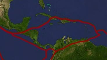 Die Karibische Platte wird von allen Seiten bedrängt