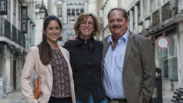 Vidina Popov (Marcia Amaja), Sibylle Tafel (Regie) und Jürgen Tarrach (Eduardo Silva).