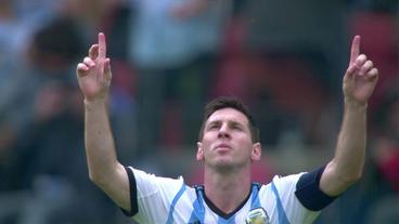 Bild: Das Erste Lionel Messi als Hoffnungsträger für Argentinien.
